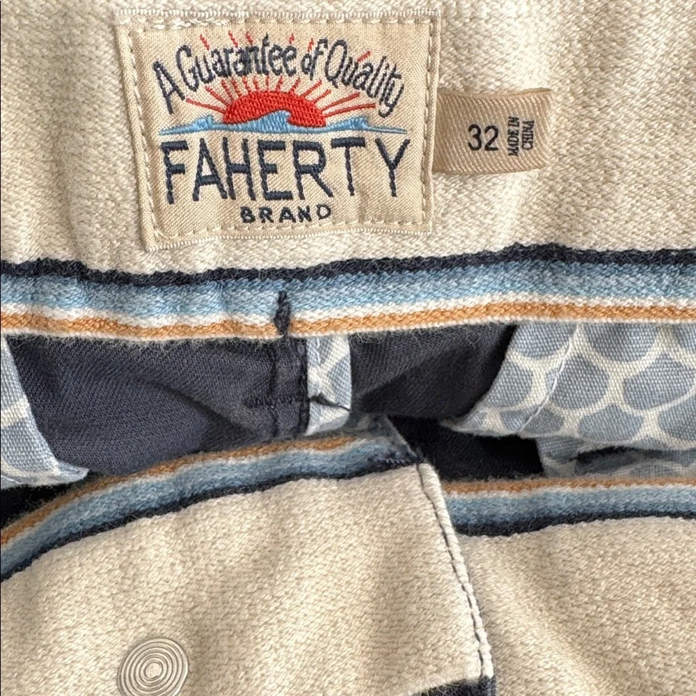 Faherty Island Life Organic Cotton Blend Shorts